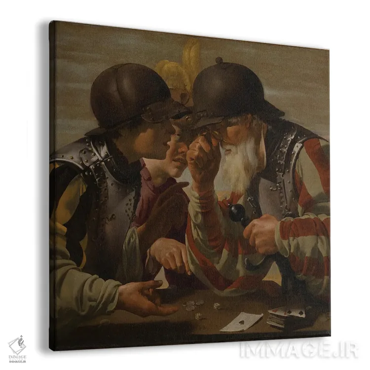 تابلو 1623,قماربازان، ۱۶۲۳ اثر هندریک تر بروخن - نمای پرسپکتیو محصول