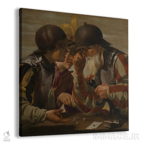 تابلو 1623,قماربازان، ۱۶۲۳ اثر هندریک تر بروخن - نمای پرسپکتیو محصول