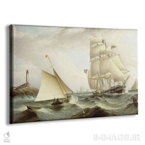 تابلو New Hampshire,,برداشتن راهنما در جزیره شوالز، نیوهمپشایر اثر جیمز ای. باترسورث - نمای پرسپکتیو محصول