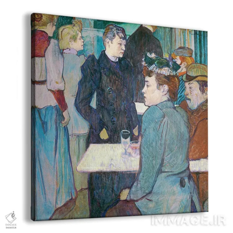 تابلو گوشهای از مولن د لا گالت، ۱۸۹۲ اثر آنری دو تولوز-لوترک - نمای پرسپکتیو محصول