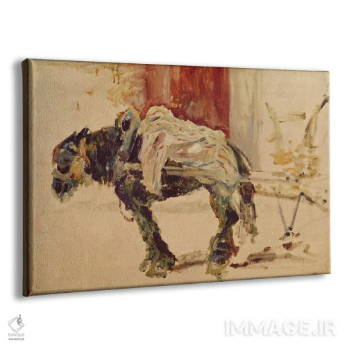 تابلو اسب بارکش در سُلیران، ۱۸۸۱ اثر آنری دو تولوز-لوترک - نمای پرسپکتیو محصول