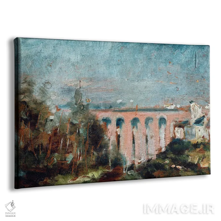 تابلو 1880,پل قوسی کستلویل در آلبی، ۱۸۸۰ اثر آنری دو تولوز-لوترک - نمای پرسپکتیو محصول