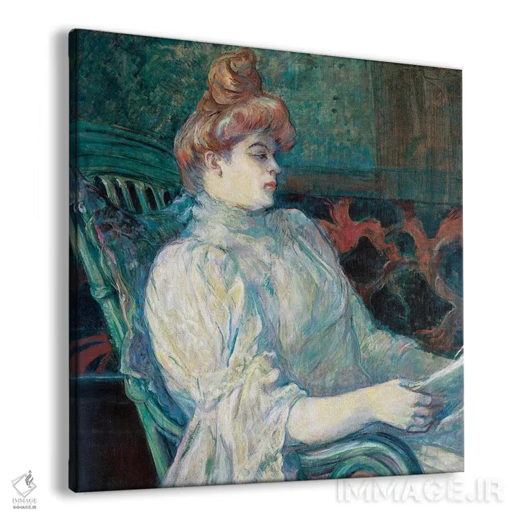 تابلو 1900,مادام مارت ایکس در بوردو، ۱۹۰۰ اثر آنری دو تولوز-لوترک - نمای پرسپکتیو محصول