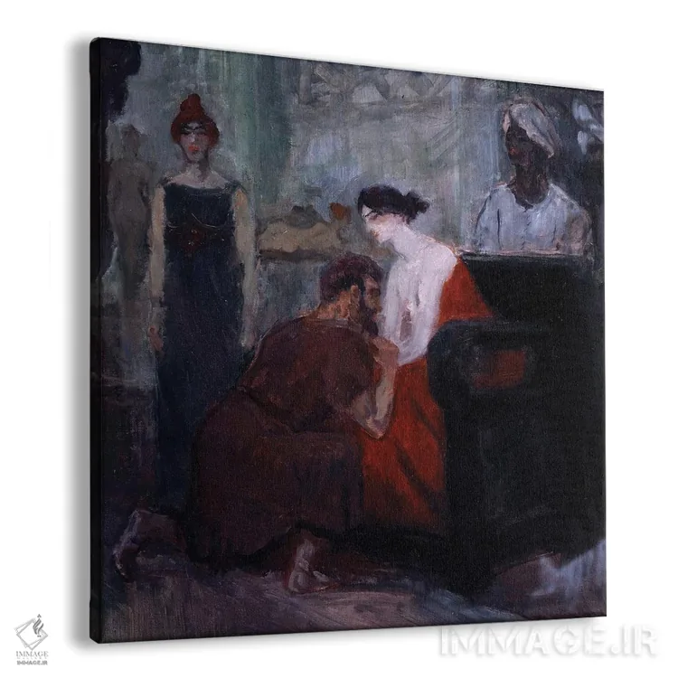 تابلو Great Debauchee Of Ancient Rome, 1900,تصویری از والریا مسالینا، زن مشهور عیاش در روم باستان، ۱۹۰۰ اثر آنری دو تولوز-لوترک - نمای پرسپکتیو محصول