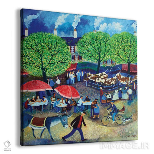 تابلو روز دیگر بازار، ۲۰۰۸ اثر لیزا گرا یِنسن - نمای پرسپکتیو محصول