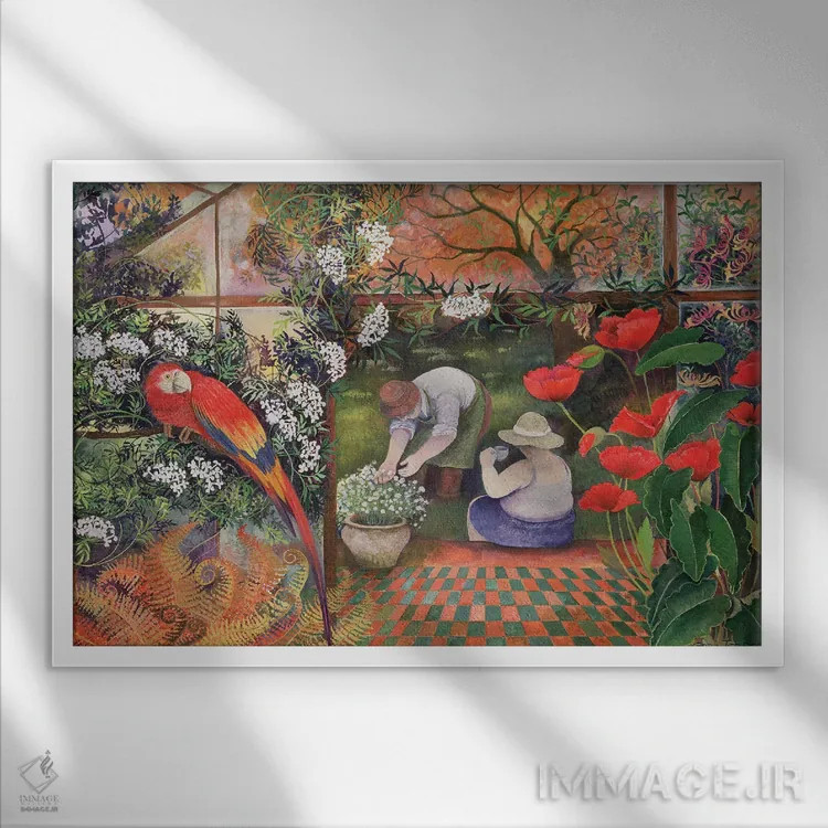 تابلو یک فنجان چای خوشمزه اثر لیزا گرا یِنسن - نمای قابدار سفید