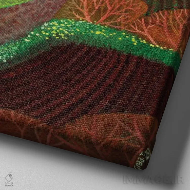 تابلو بهترین دوستان، ۲۰۱۳ اثر لیزا گرا یِنسن - نمای نزدیک بافت بوم