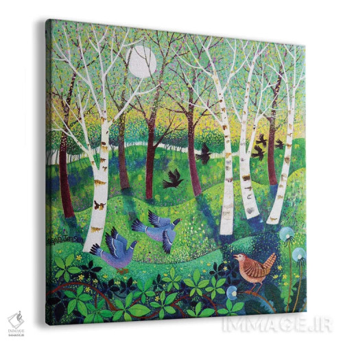 تابلو پرندگان در پارک عمومی، ۲۰۲۱ اثر لیزا گرا یِنسن - نمای پرسپکتیو محصول