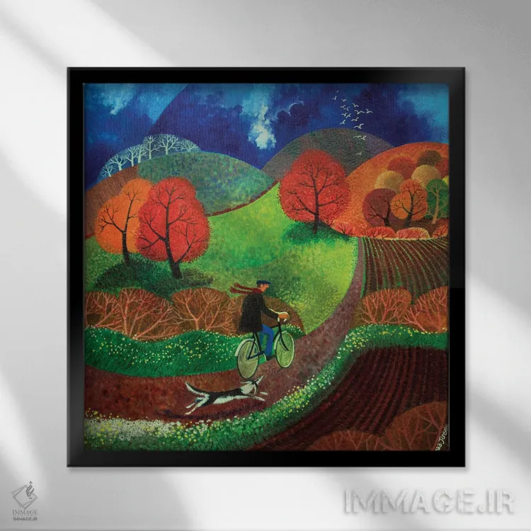 تابلو بهترین دوستان، ۲۰۱۳ اثر لیزا گرا یِنسن - نمای قابدار مشکی