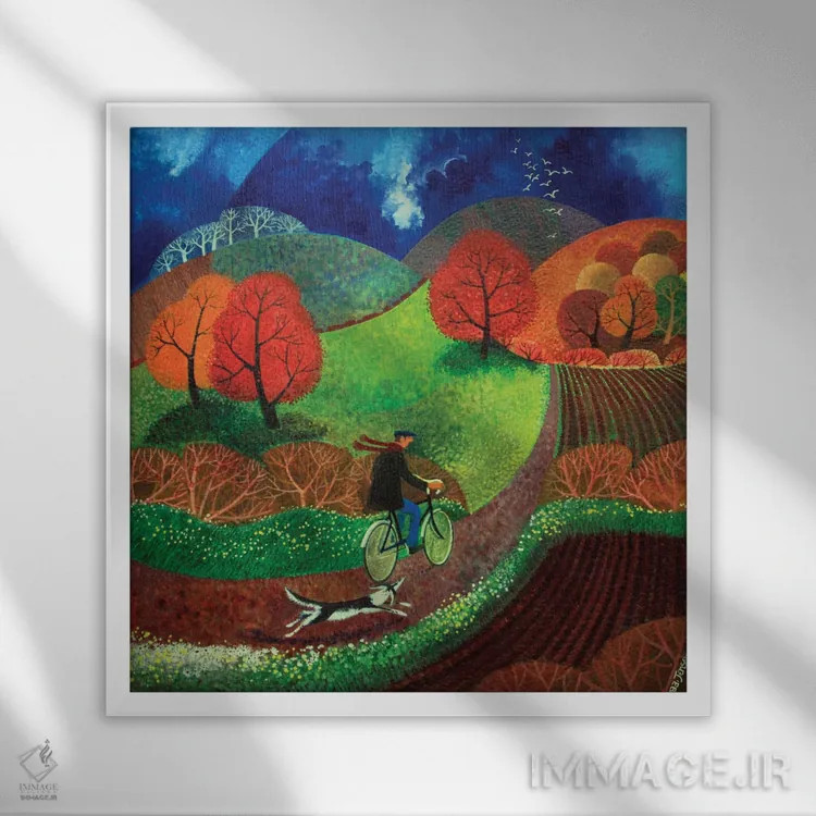 تابلو بهترین دوستان، ۲۰۱۳ اثر لیزا گرا یِنسن - نمای قابدار سفید