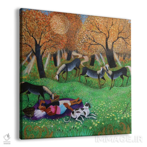 تابلو آخرین پرتوهای تابستان، ۲۰۱۹ اثر لیزا گرا یِنسن - نمای پرسپکتیو محصول