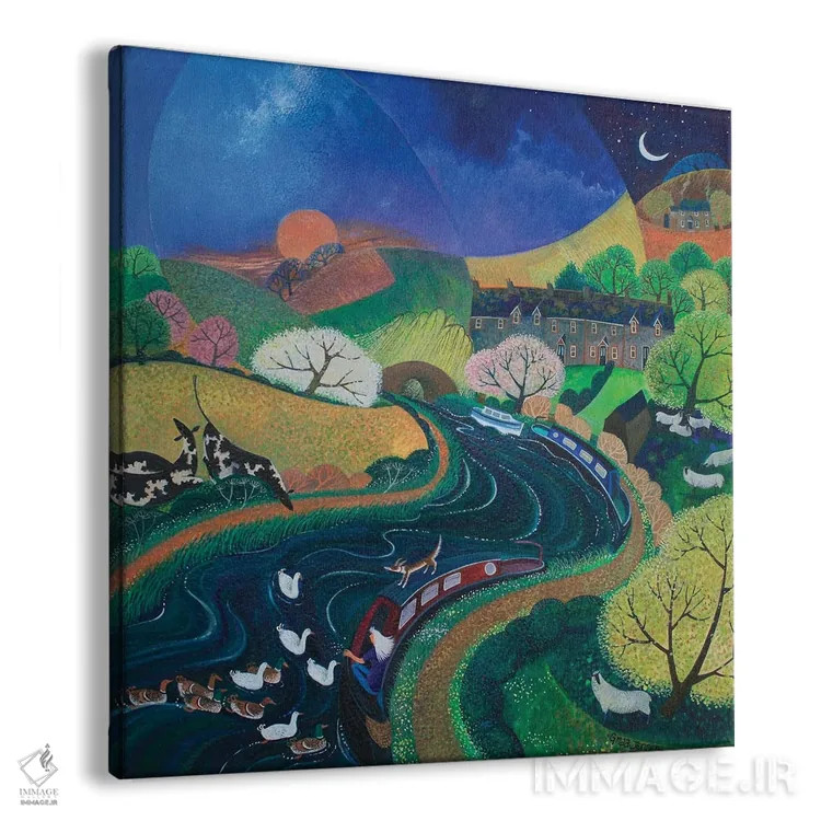 تابلو مهار شده برای شب، ۲۰۱۲ اثر لیزا گرا یِنسن - نمای پرسپکتیو محصول