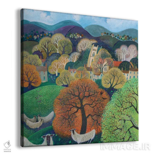 تابلو انگلستان شاد، ۲۰۱۶ اثر لیزا گرا یِنسن - نمای پرسپکتیو محصول