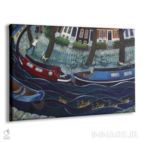 تابلو کانال رجنت (لندن) اثر لیزا گرا یِنسن - نمای پرسپکتیو محصول