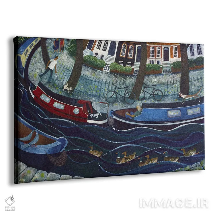 تابلو کانال رجنت (لندن) اثر لیزا گرا یِنسن - نمای پرسپکتیو محصول