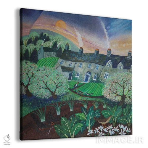 تابلو سبزهای بهاری، ۲۰۱۶ اثر لیزا گرا یِنسن - نمای پرسپکتیو محصول