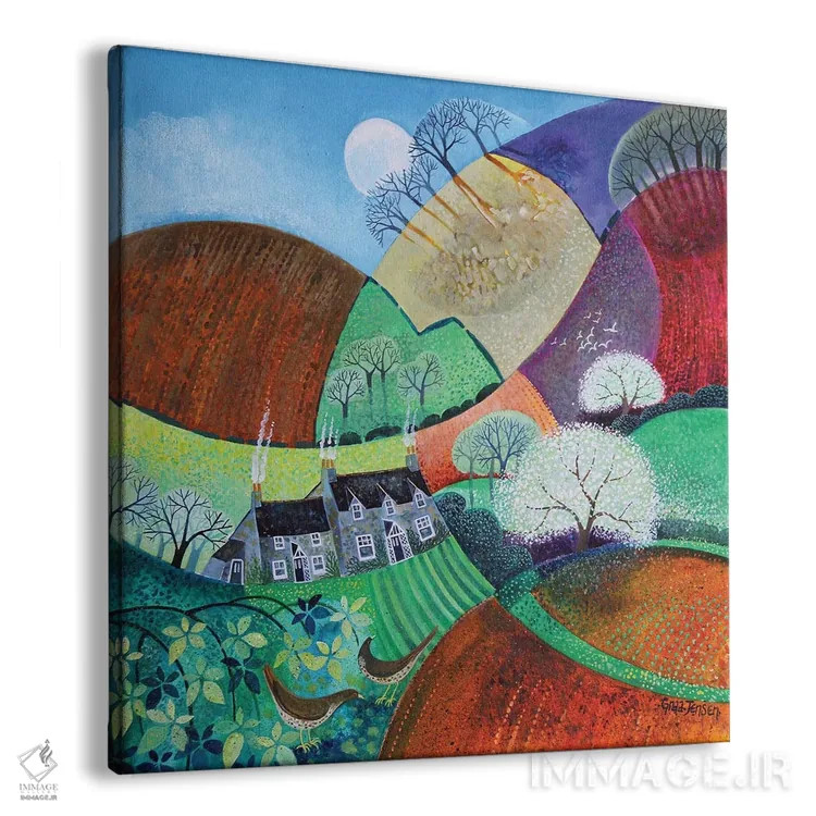 تابلو بهار پشت گوشه، ۲۰۲۰ اثر لیزا گرا یِنسن - نمای پرسپکتیو محصول