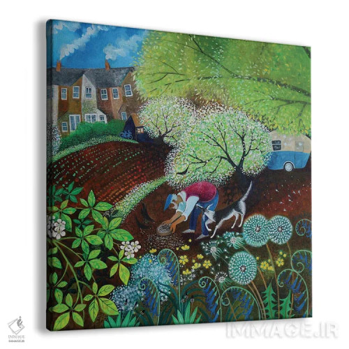 تابلو بذرپاش، ۲۰۲۱ اثر لیزا گرا یِنسن - نمای پرسپکتیو محصول