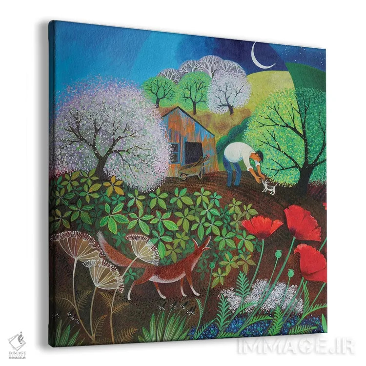 تابلو وقت رفتن، ۲۰۱۷ اثر لیزا گرا یِنسن - نمای پرسپکتیو محصول