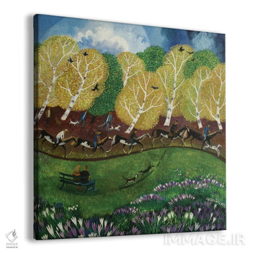 تابلو ویمبلدون کامن (پارک عمومی لندن)، ۲۰۱۳ اثر لیزا گرا یِنسن - نمای پرسپکتیو محصول