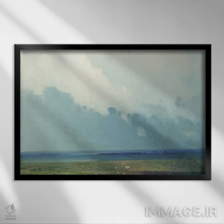 تابلو پیش از طوفان اثر آرکیپ ایوانوویچ کوئینجی (نقاش روسی) - نمای قابدار مشکی