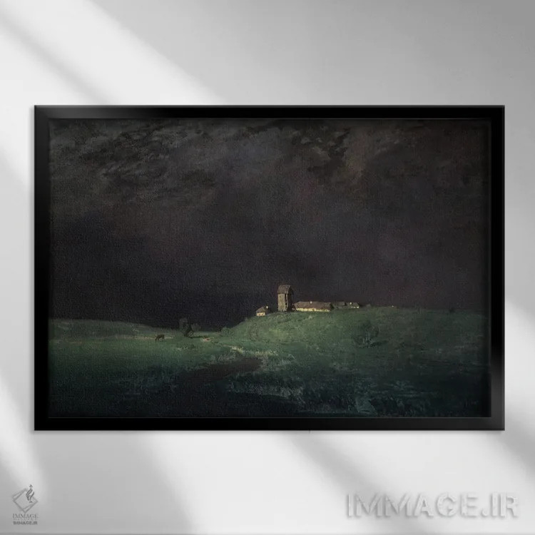 تابلو پس از طوفان، ۱۸۷۹ اثر آرکیپ ایوانوویچ کوئینجی (نقاش روسی) - نمای قابدار مشکی