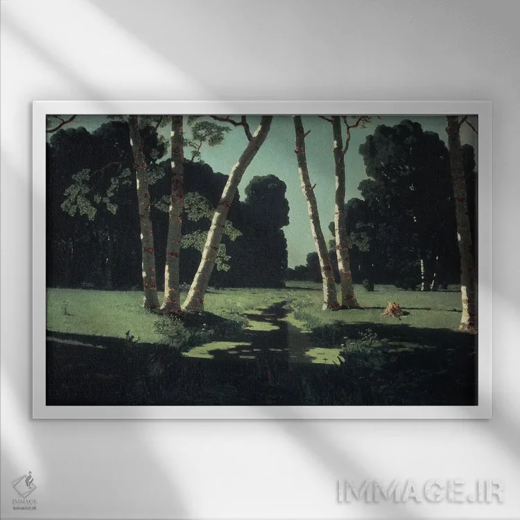 تابلو توسها، ۱۸۷۹ اثر آرکیپ ایوانوویچ کوئینجی (نقاش روسی) - نمای قابدار سفید