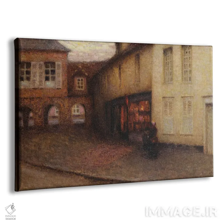 تابلو مغازه کوچک، ژربروی، حدود ۱۹۰۶ اثر آنری اوژن اوگوستین لو سیدانر - نمای پرسپکتیو محصول