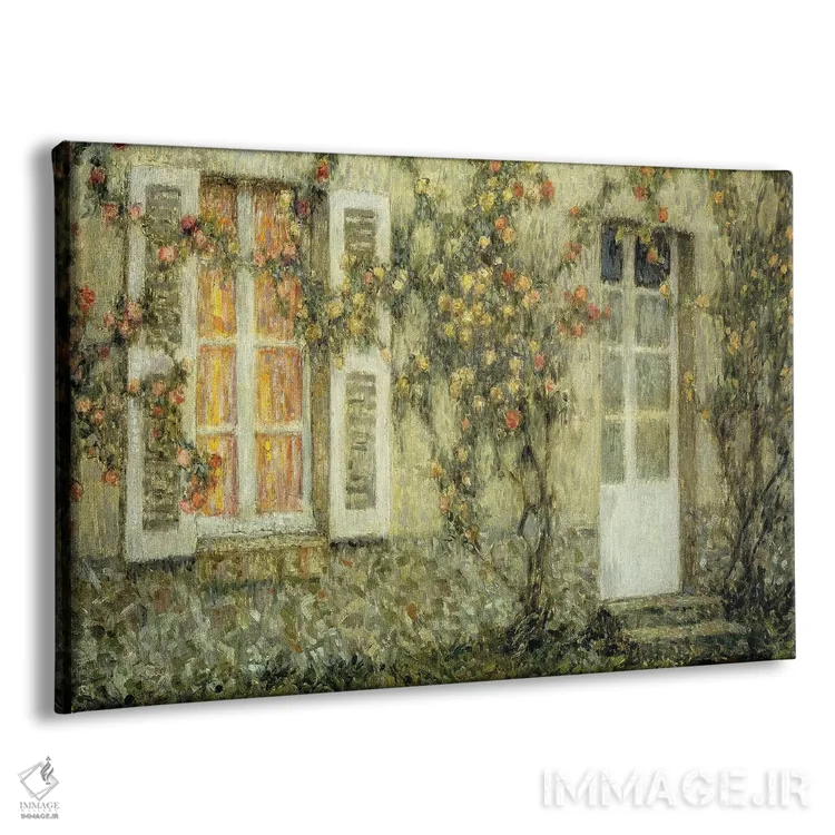 تابلو خانه رزها، ۱۹۳۶ اثر آنری اوژن اوگوستین لو سیدانر - نمای پرسپکتیو محصول
