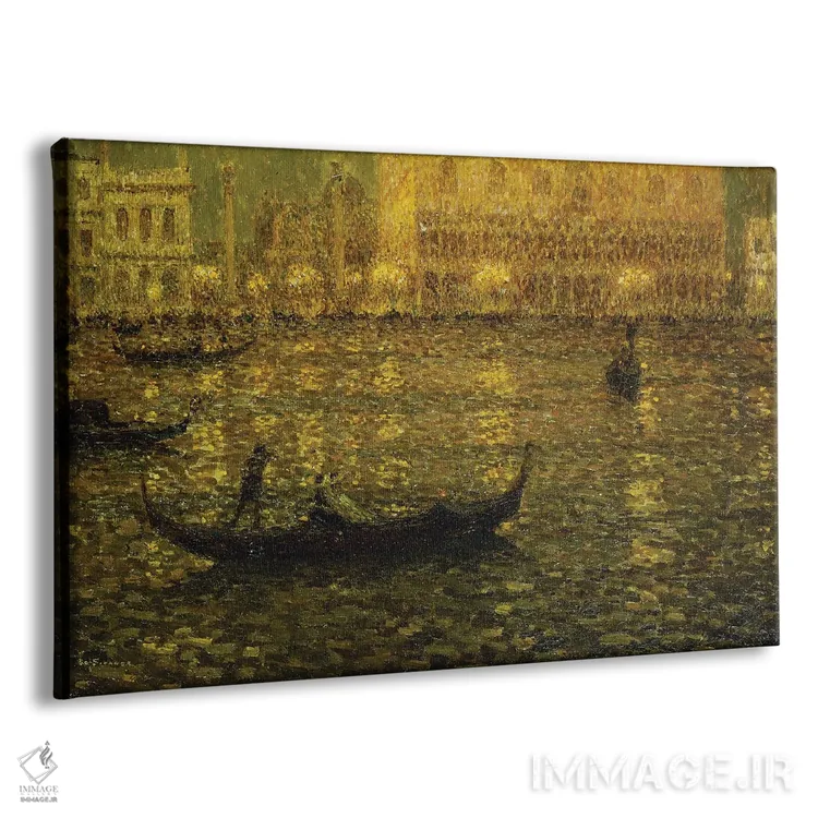 تابلو کاخ دوکها، ۱۹۱۵ اثر آنری اوژن اوگوستین لو سیدانر - نمای پرسپکتیو محصول