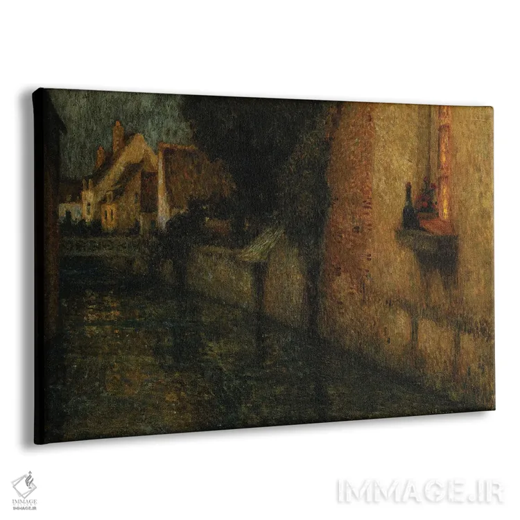 تابلو پنجره، ژیزور، ۱۹۱۲ (فرانسه) اثر آنری اوژن اوگوستین لو سیدانر - نمای پرسپکتیو محصول