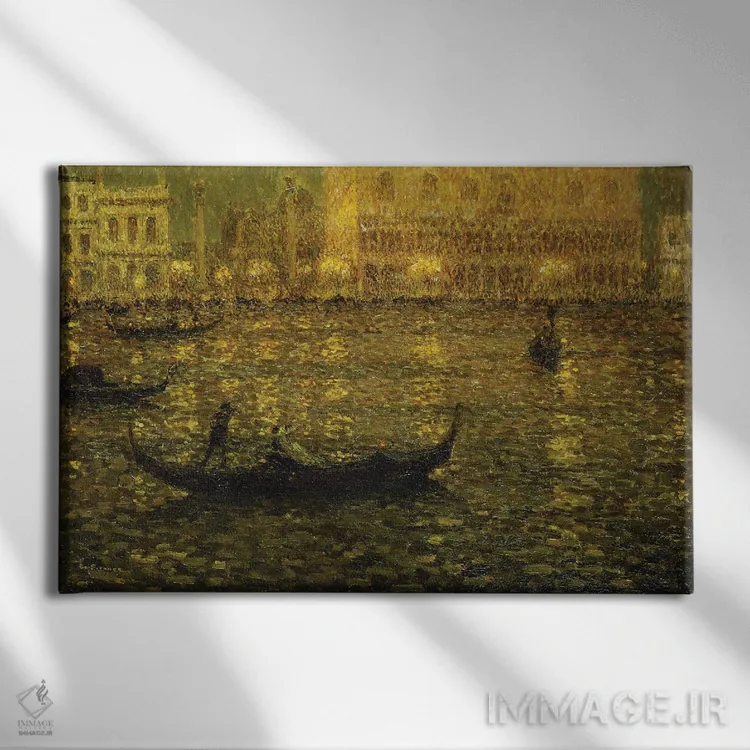 تابلو کاخ دوکها، ۱۹۱۵ اثر آنری اوژن اوگوستین لو سیدانر - نمای روبهرو روی دیوار