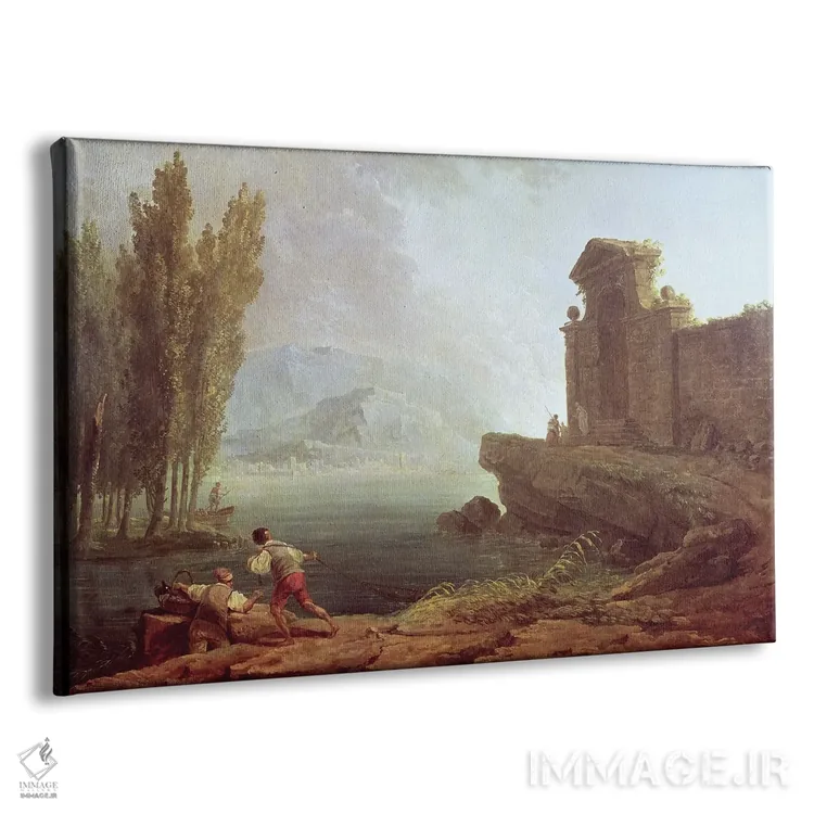 تابلو منظره اثر هوبرت روبر - نمای پرسپکتیو محصول