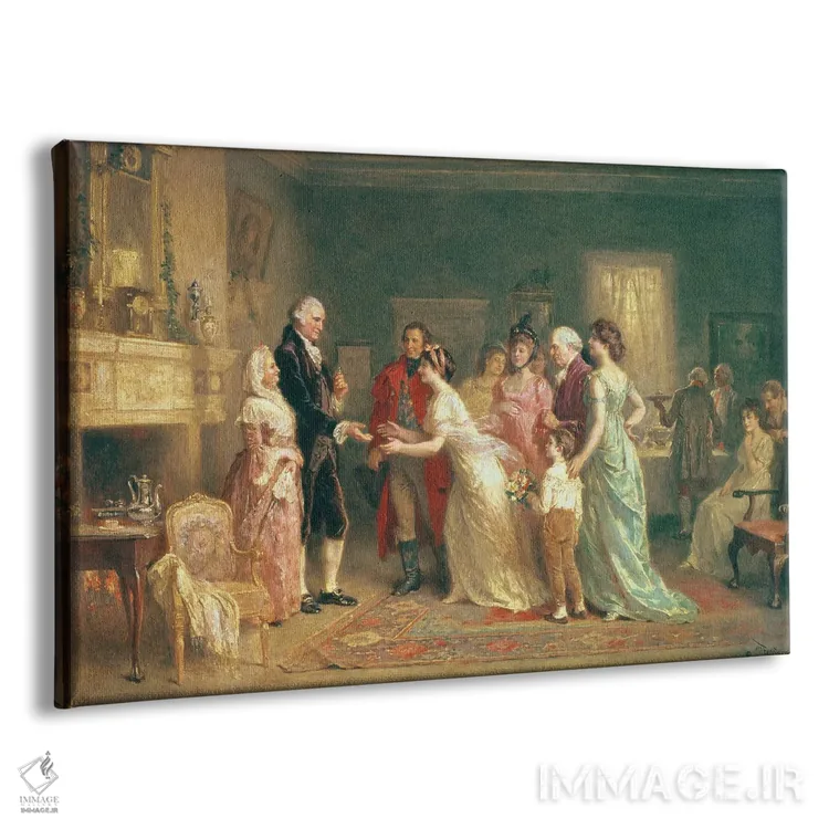 تابلو 1798,زادروز واشنگتن، ۱۷۹۸ اثر ژان لئون ژروم فریس - نمای پرسپکتیو محصول