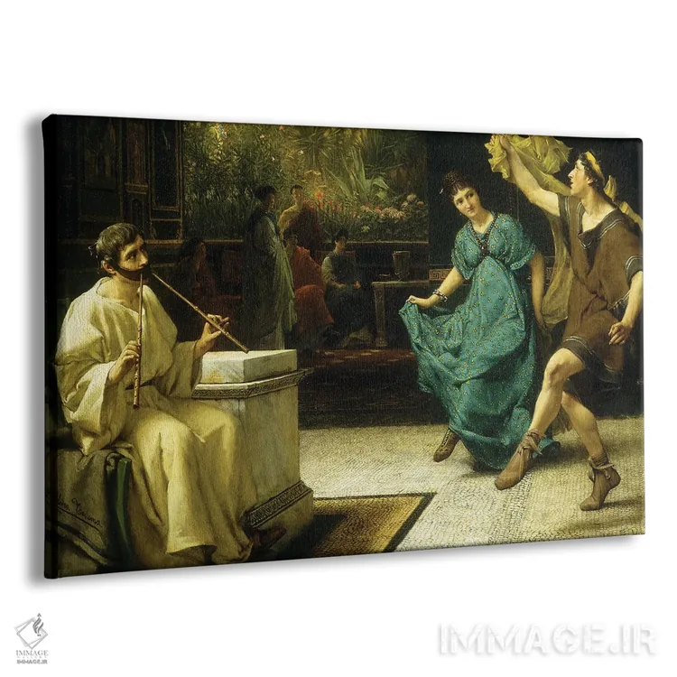 تابلو ورودی یک تئاتر رمانی (معماری) اثر سر لاورنس آلما-تادما (نقاش منزازی انگلیسی) - نمای پرسپکتیو محصول