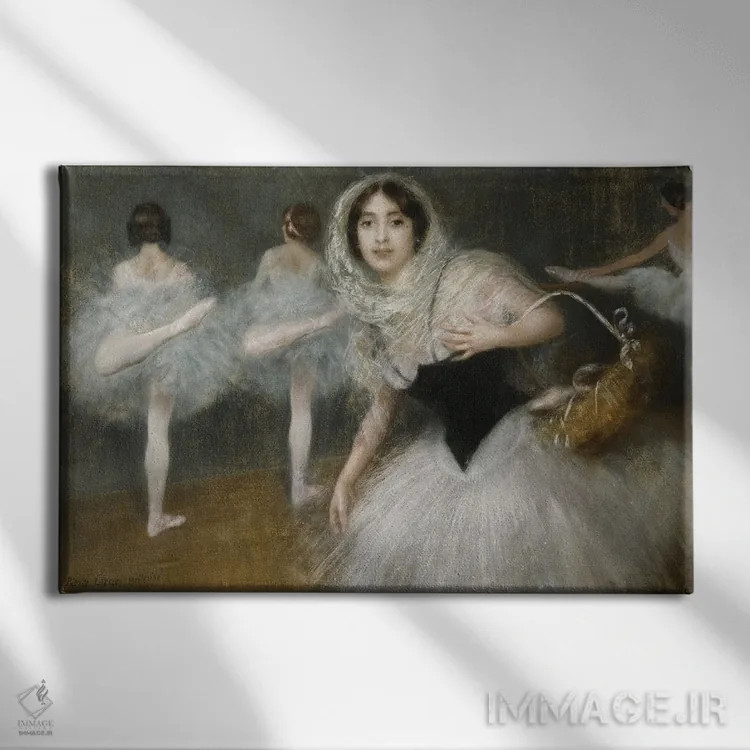 تابلو رقصندگان اثر پیر کاریه-بلوُز - نمای روبهرو روی دیوار