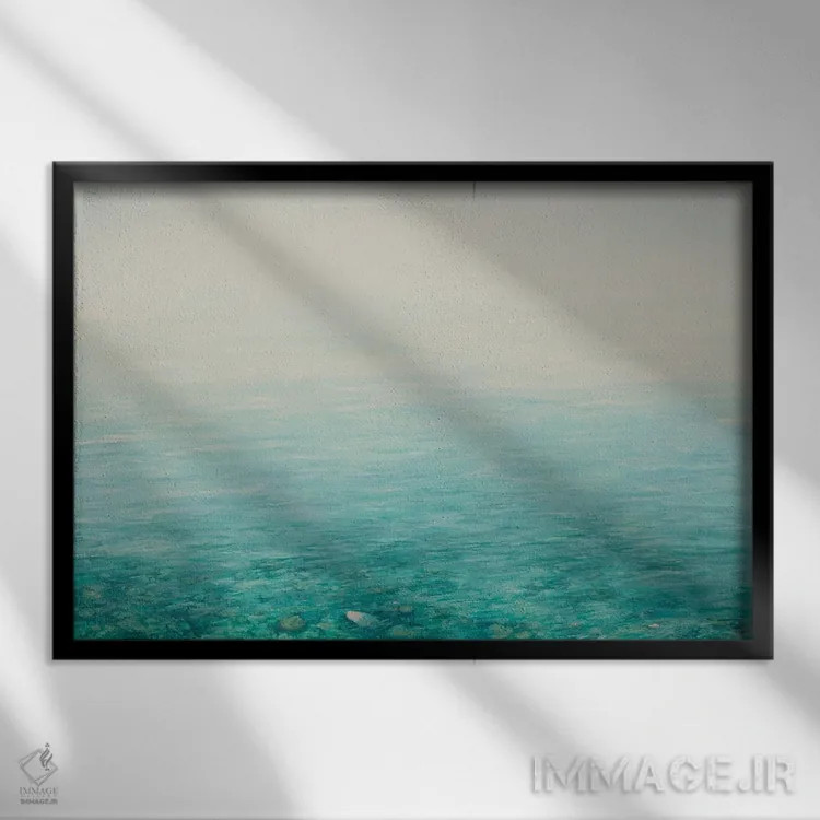 تابلو وضوح اثر انگوس همپل - نمای قابدار مشکی