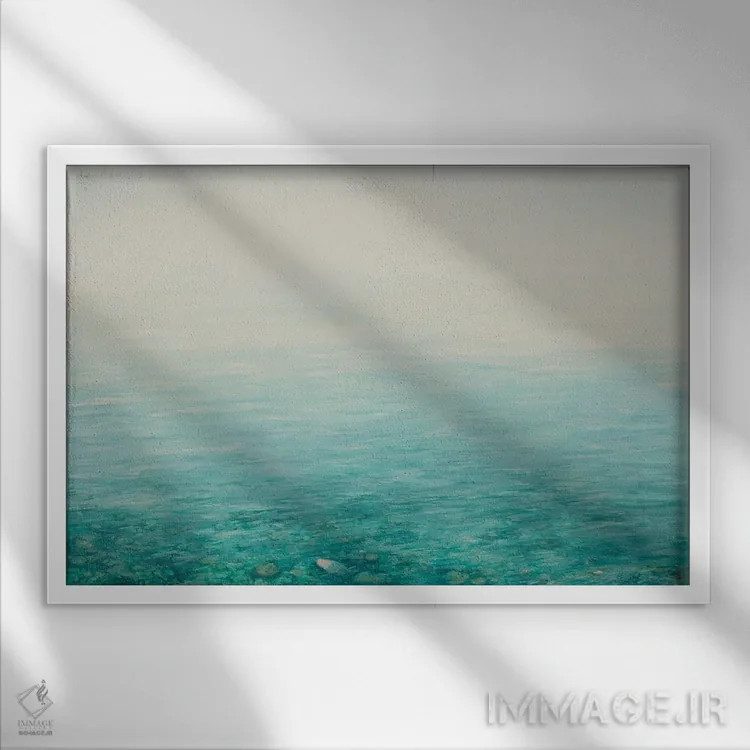 تابلو وضوح اثر انگوس همپل - نمای قابدار سفید