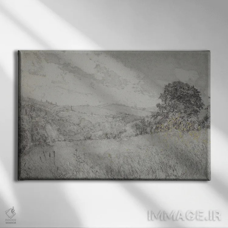 تابلو 2016,روز طلایی، ۲۰۱۶ اثر انگوس همپل - نمای روبهرو روی دیوار