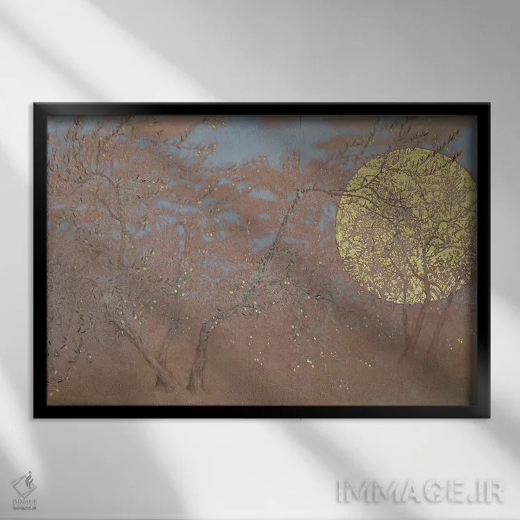 تابلو 2015,اشتیاق، ۲۰۱۵ اثر انگوس همپل - نمای قابدار مشکی