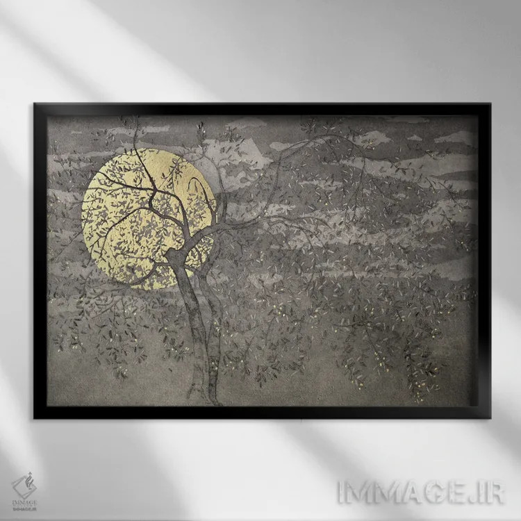 تابلو 2018,وقار فلامنکو، ۲۰۱۸ (رقص اسپانیایی) اثر انگوس همپل - نمای قابدار مشکی