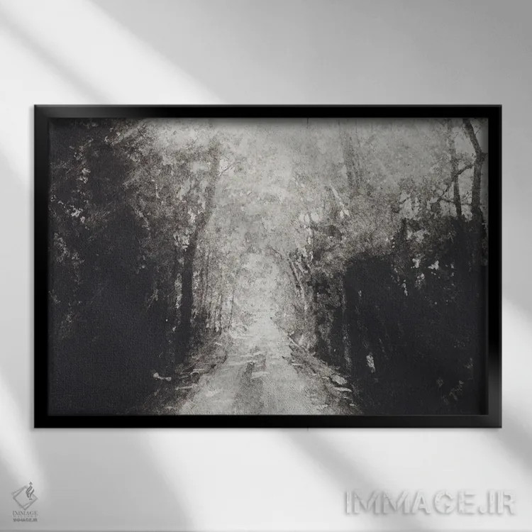 تابلو 2016,هللویاه، ۲۰۱۶ (دعای معنویتی) اثر انگوس همپل - نمای قابدار مشکی