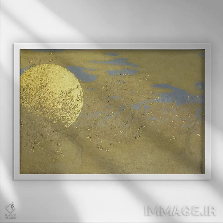 تابلو 2014,خوشبختی، ۲۰۱۴ اثر انگوس همپل - نمای قابدار سفید