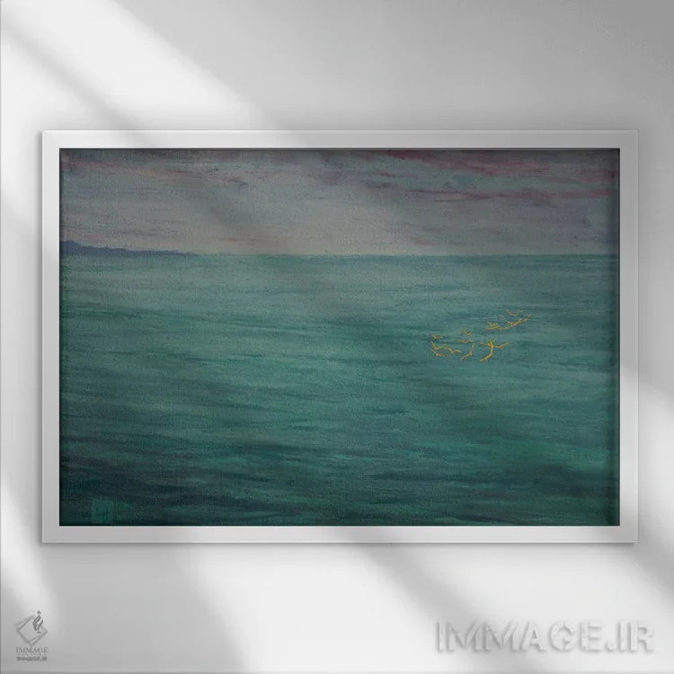 تابلو 2017,رهسپار خانه، ۲۰۱۷ اثر انگوس همپل - نمای قابدار سفید