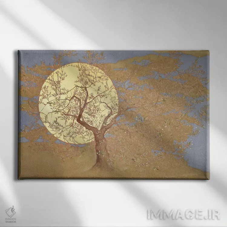 تابلو 2018,خدای کهن، ۲۰۱۸ اثر انگوس همپل - نمای روبهرو روی دیوار