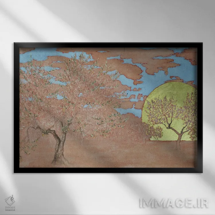 تابلو 2015,شکیبایی، ۲۰۱۵ اثر انگوس همپل - نمای قابدار مشکی