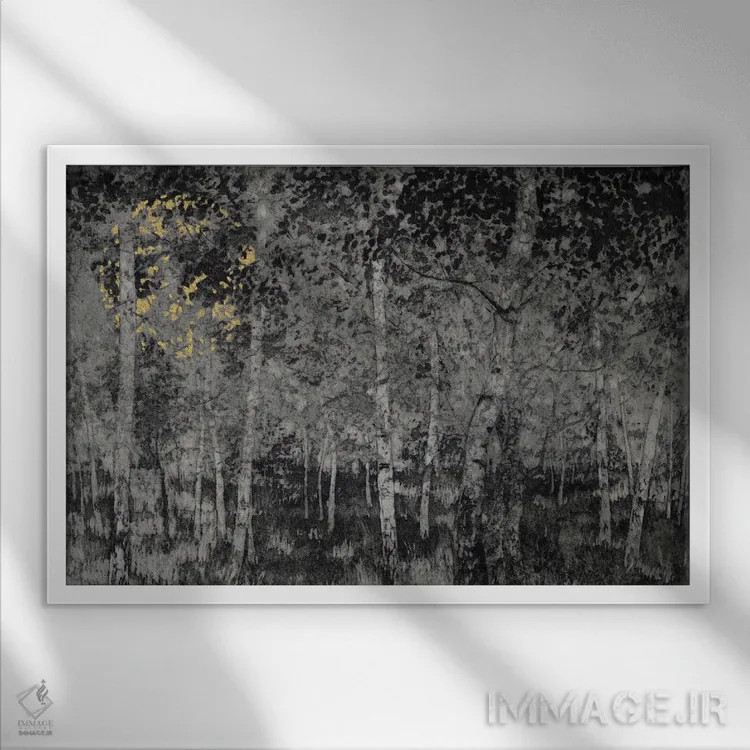 تابلو 2018,راز ما، ۲۰۱۸ اثر انگوس همپل - نمای قابدار سفید