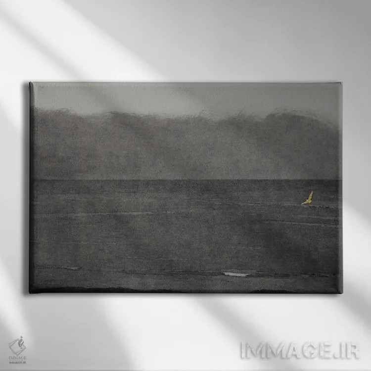 تابلو 2017,پرواز خاموش، ۲۰۱۷ اثر انگوس همپل - نمای روبهرو روی دیوار