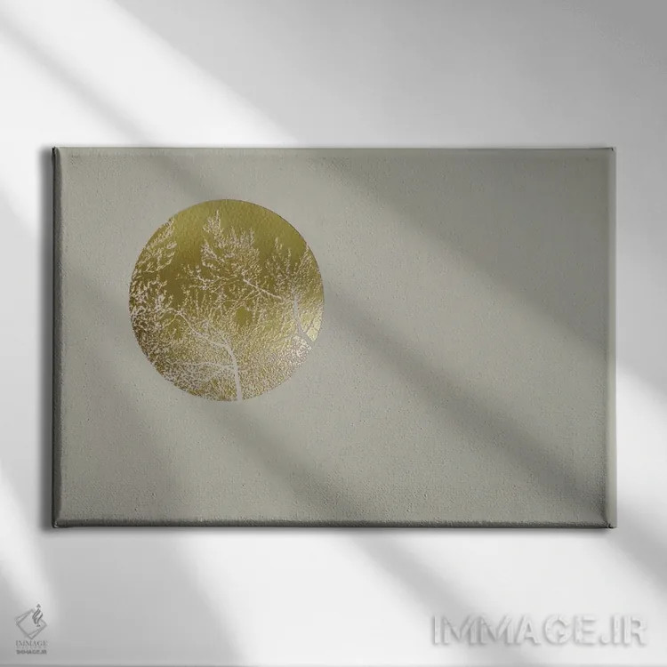 تابلو 2017,زیتون خاموش، ۲۰۱۷ اثر انگوس همپل - نمای روبهرو روی دیوار