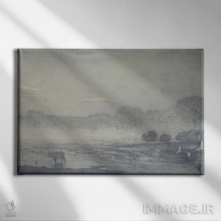 تابلو 2016,سه گاومیش، ۲۰۱۶ اثر انگوس همپل - نمای روبهرو روی دیوار